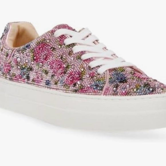 Betsy Johnson Sidney Floral Sneaker - Picture 2 of 8
